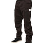 Brown Cotton Stretch Cargo Men Trouser Pants