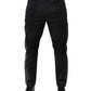 Black Gray Cotton Dress Formal Trouser Pants