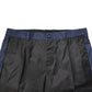 Gray Blue Cotton 3/4 Chinos Crop Trouser Pants
