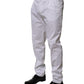 White Cotton Dress Slim Formal Trouser Pants