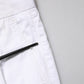 White Cotton Dress Slim Formal Trouser Pants
