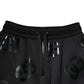 Black Logo Cotton Bermuda Sweatshorts Shorts