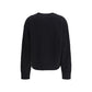 Black Fleece Wool Sweatshirt
