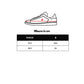 White Leather Low Top Sneakers