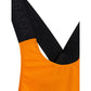 Orange Polyester One-Piece Swimsuit