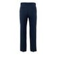 Blue Cotton Casual Pants