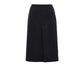 Black Wool Midi Skirt