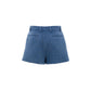 Blue Wool Shorts