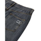 Gray Cotton Relaxed Fit Jeans