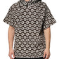 Brown White DG Logo Short Hoodie Sweater