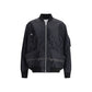 Black Nylon Bomber