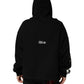 Black Cotton DG Milano Logo Print Hoodie Sweater