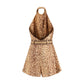 Multicolor Linen Casual Dress