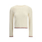 Cream Fleece Wool Sweatshirt