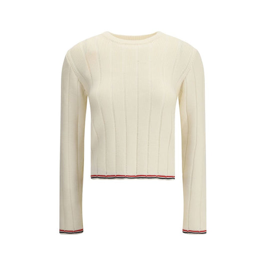 Cream Fleece Wool Sweatshirt