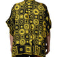 Yellow Silk Silver DG Logo Geometric T-shirt