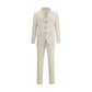 Cream Cotton Two-Piece Suit