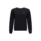 Black Fleece Wool Sweatshirt