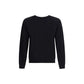 Black Fleece Wool Sweatshirt