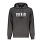 Black Cotton Men's Hoodie