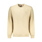 Beige Cotton Men Sweatshirt