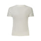 White Cotton Women T-Shirt