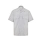 Blue Cotton Shortsleeve Shirt