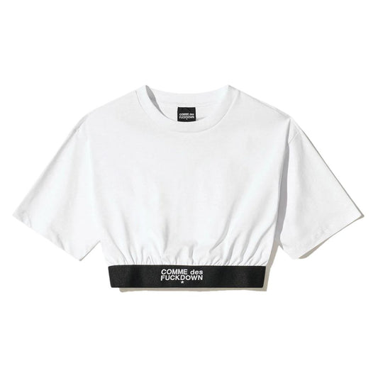 White Cotton Women T-Shirt