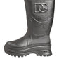 Black Argento Pull On Rain Boots Shoes
