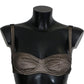 Elegant Brown Stretch Bra Womens Underwear