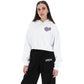 White Cotton Women Sweatshirt