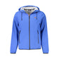 Blue Polyester Men's Jacket