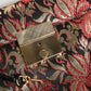 Multicolor Jacquard Floral Document Briefcase Bag