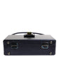 Blue DG BOX Lambskin Leather Crossbody Strap Bag