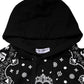 Black Bandana Hooded Men Sweatshirt Sweater