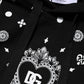 Black Bandana Hooded Men Sweatshirt Sweater