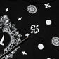 Black Bandana Hooded Men Sweatshirt Sweater