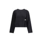 Black Wool Sweatshirt