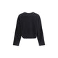 Black Wool Sweatshirt