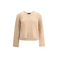 Beige Cashmere Cashmere Sweater