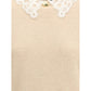 Lace collar Sweater
