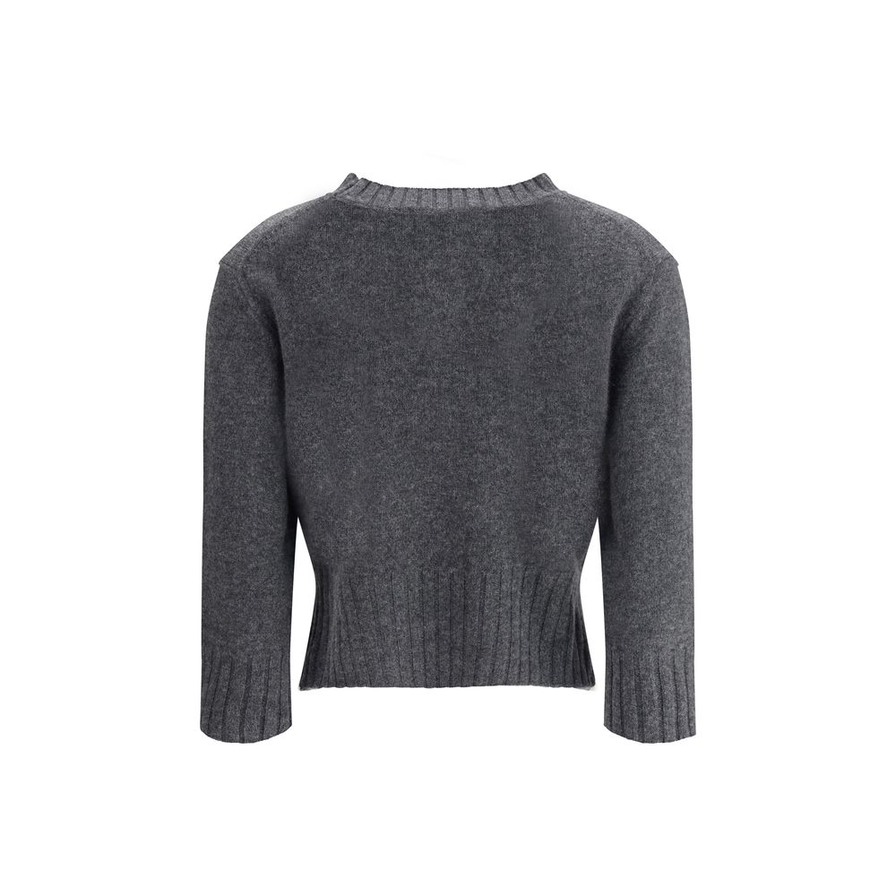 Gray Cashmere Sweatshirt