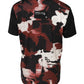 Multicolor Camouflage Crew Neck T-shirt