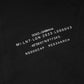 Black DG Vib3 Print Cotton Crew Neck T-shirt