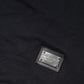 Dark Blue Logo Plaque Cotton Crewneck T-shirt