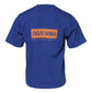 Blue Logo Graphic Cotton Crew Neck T-shirt