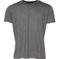 Gray Cotton Crew Neck Short Sleeves T-shirt