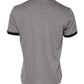 Gray Sacred Heart Cotton Crew Neck T-shirt