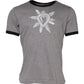 Gray Sacred Heart Cotton Crew Neck T-shirt