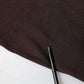 Brown Silk Crew Neck Short Sleeves T-shirt
